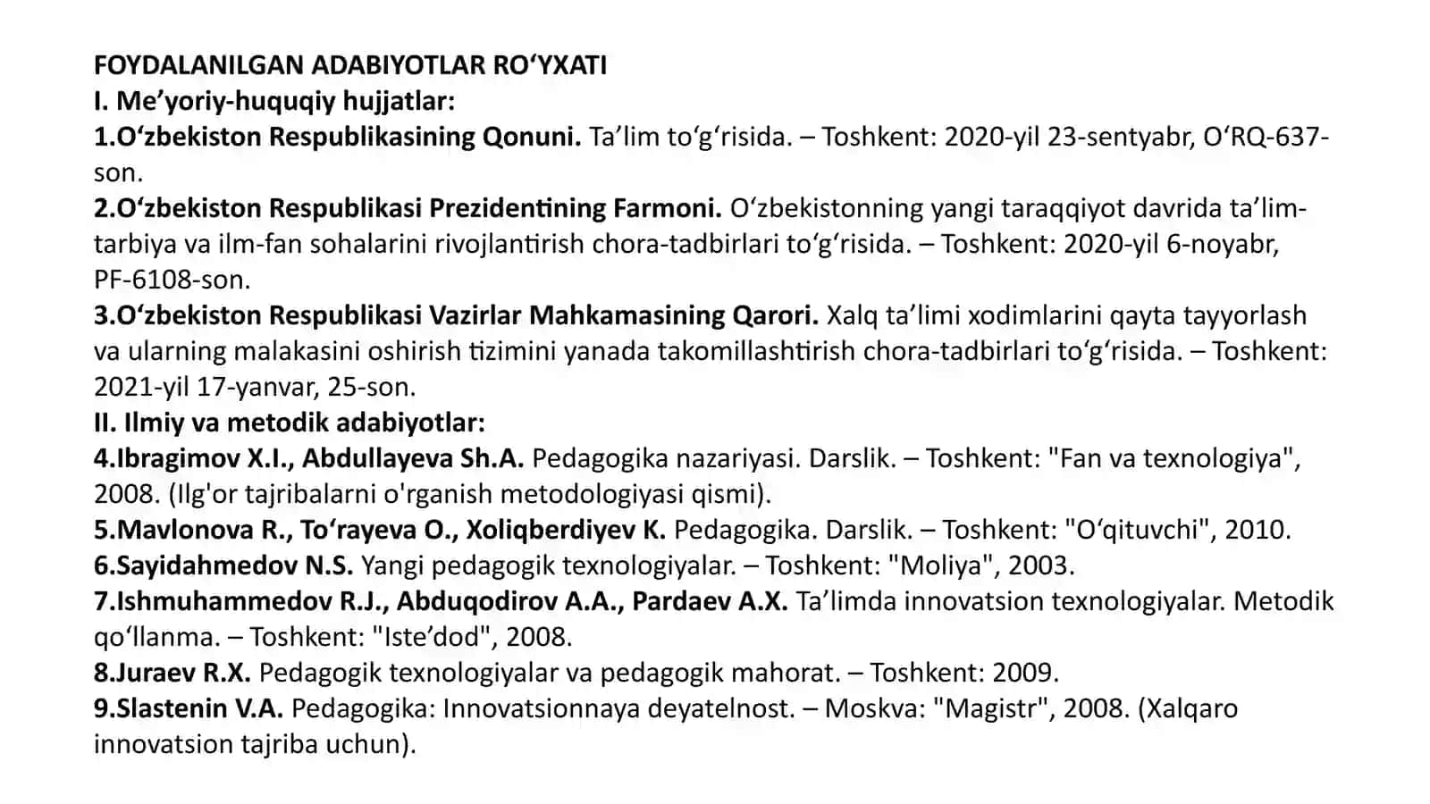O'qituvchilarning Ilg'or Pedagogik Tajribalarini To'plash va Amaliyotga Tatbiq Etish 4