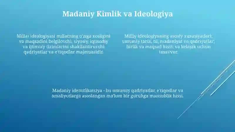 Milliy Ideologiya va Milliy G'oya 4
