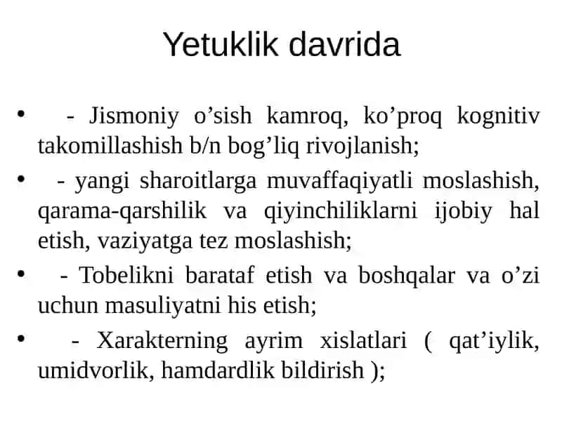 Yetuklikdavri 4