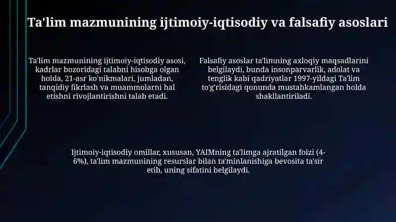 Ta'lim mazmuniningbelgilanishivauningtarixiyxarakteri 4