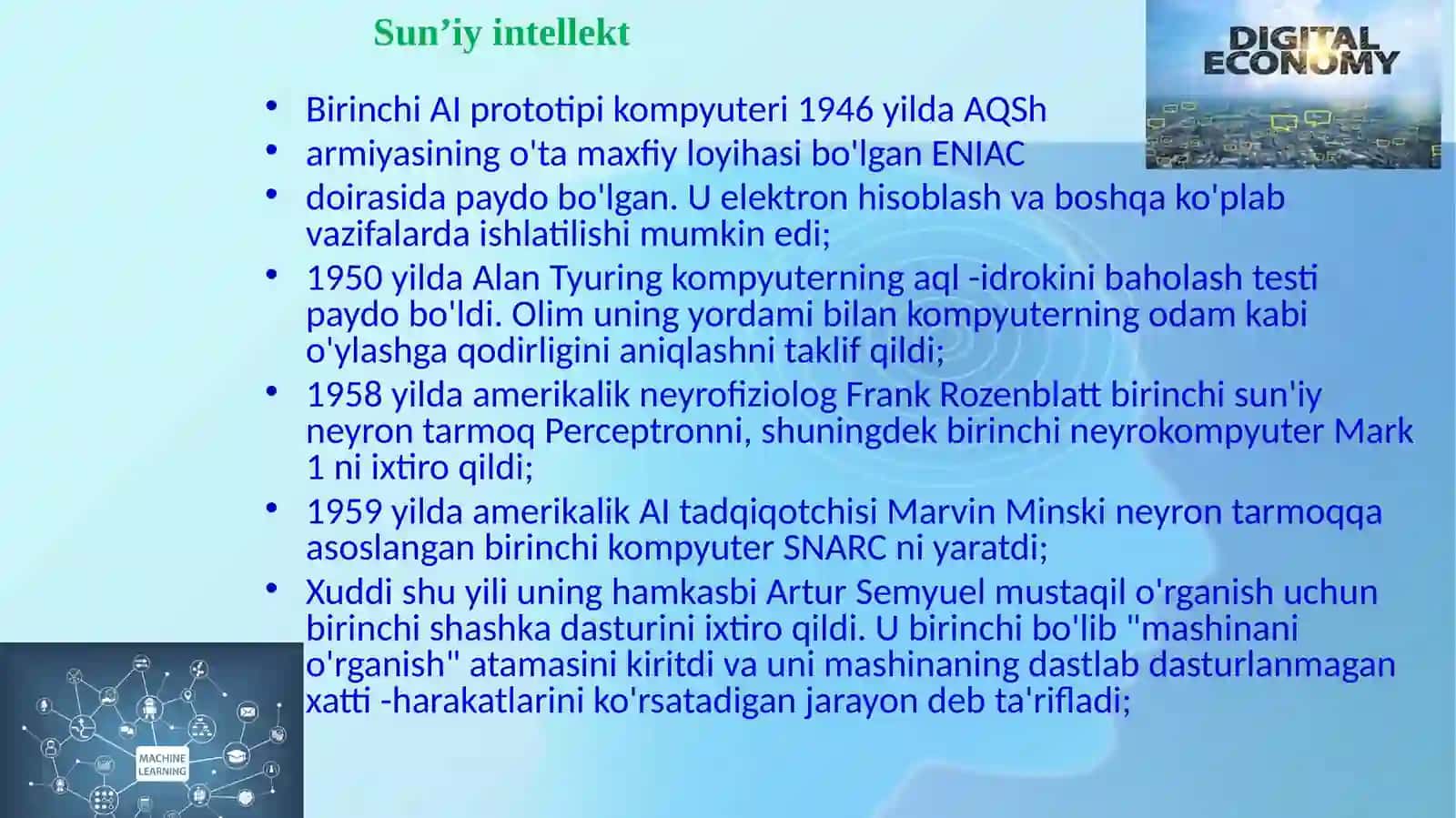 Raqamli Texnologiyalarning Qo‘llanish Sohalari 4