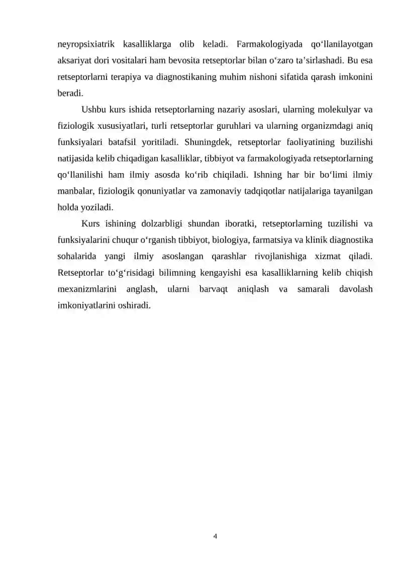 RETSEPTORLAR TURLARI VA ULARNING FUNKSIYALARI 4