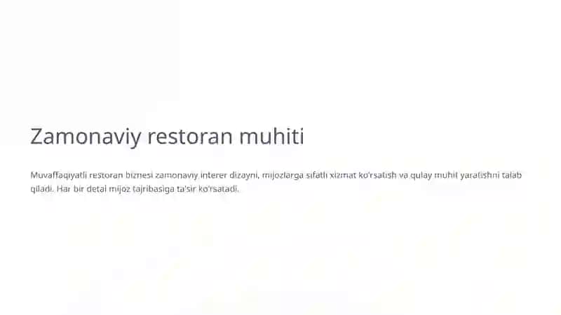 Restoran va Kafe Biznesining Iqtisodiy Samaradorligi 4