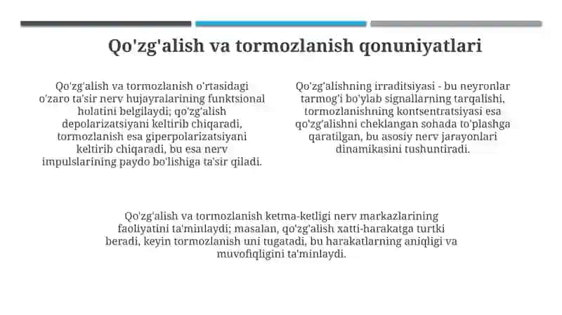 Oliy nerf faoliyatining asasiy qonnuniyatlari 4