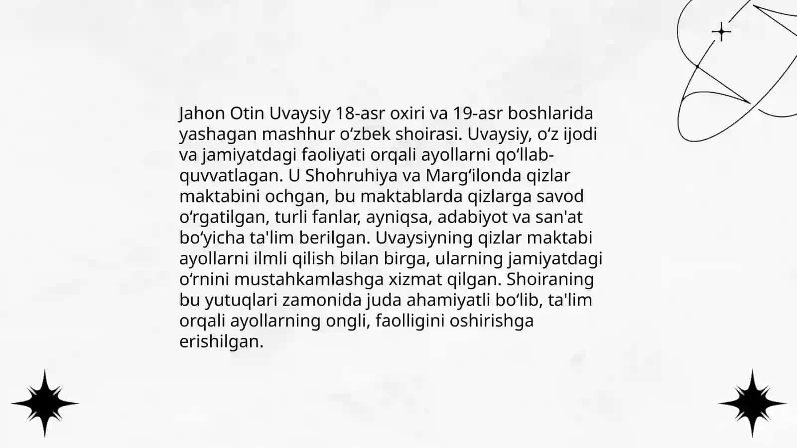 Jahon otin Uvaysiy 4
