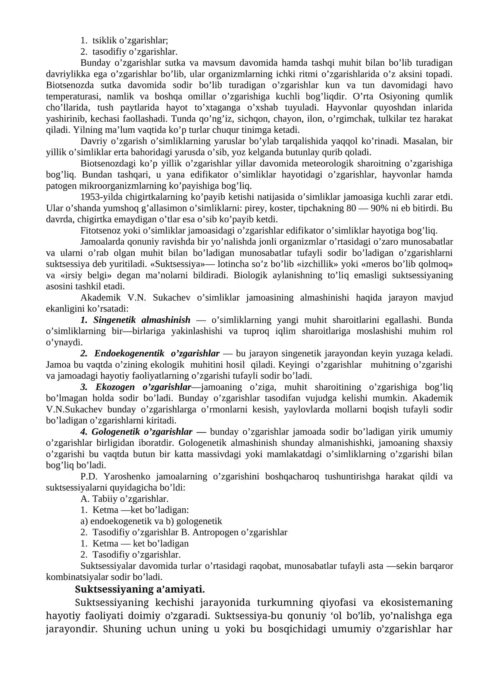 Ekologik sistemaning tuzilishi 4