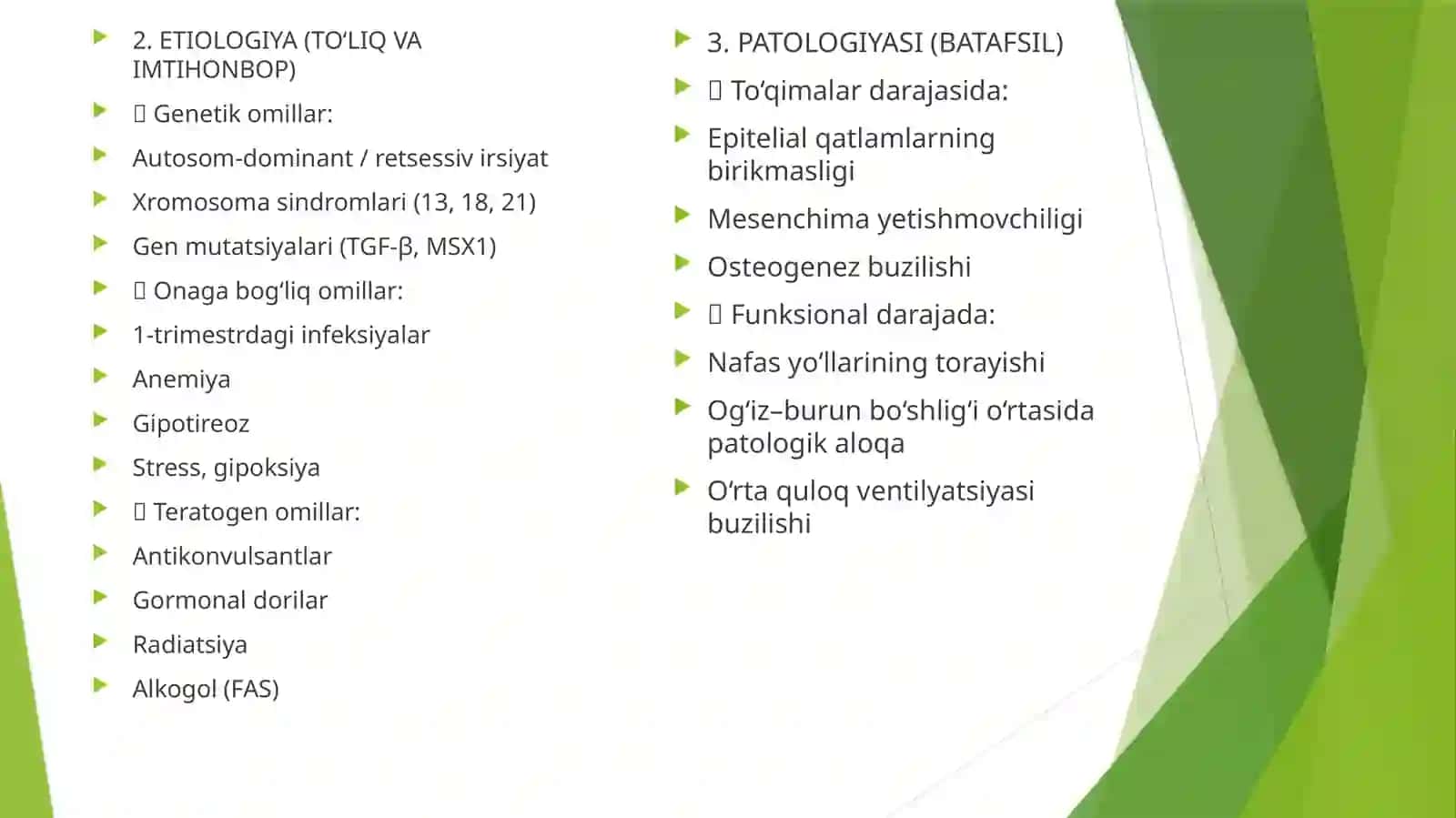 EMBRIOLOGIK ASOSLARI (JUDA MUHIM!) 4