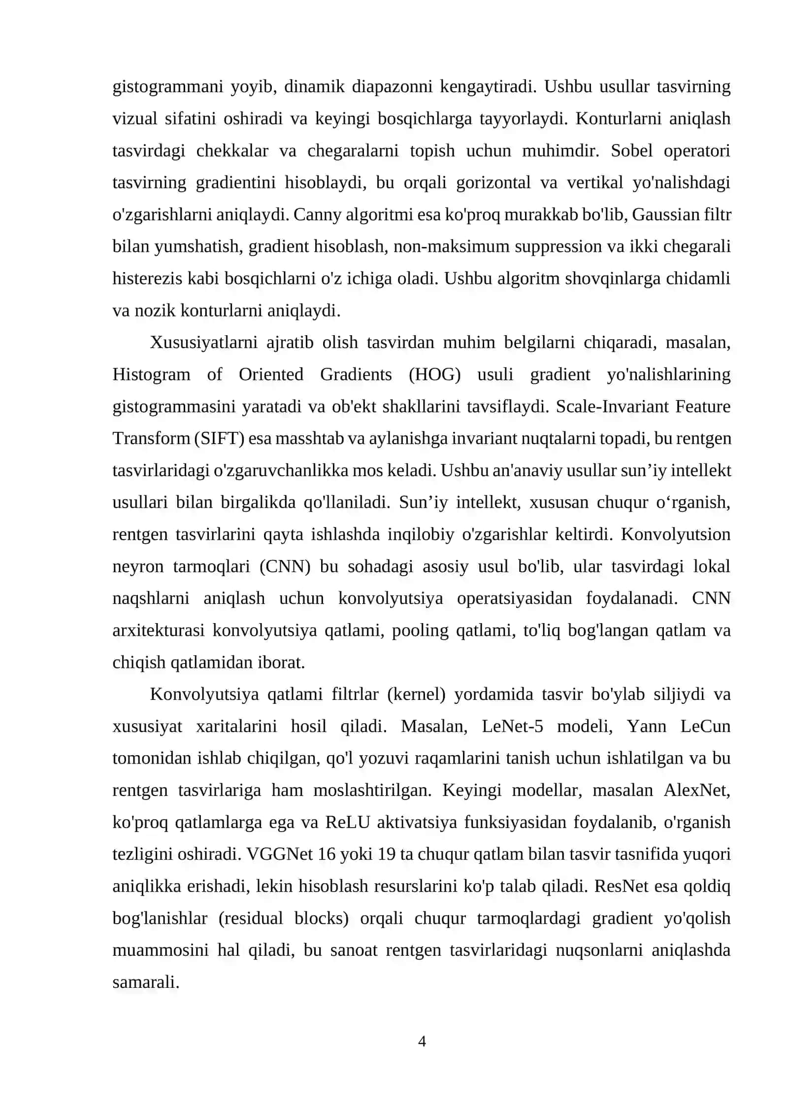 Rentgen tasvirlaridan mahsulotlarni tanib olish dasturi 4