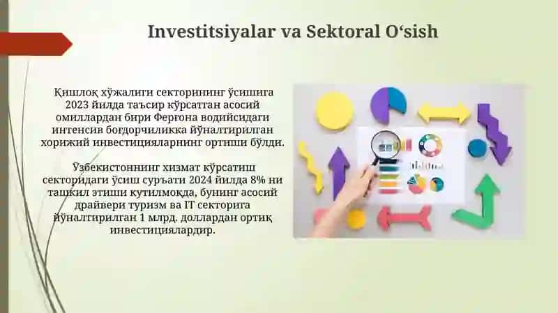 Òzbekistonda yalpi ichki mahsulotning tarmoq tuzilmasi tahlili 4