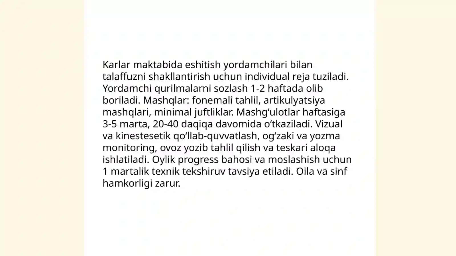 Karlar Maktabida Talaffuz Ustida Ish Olib Borish Usullari 4