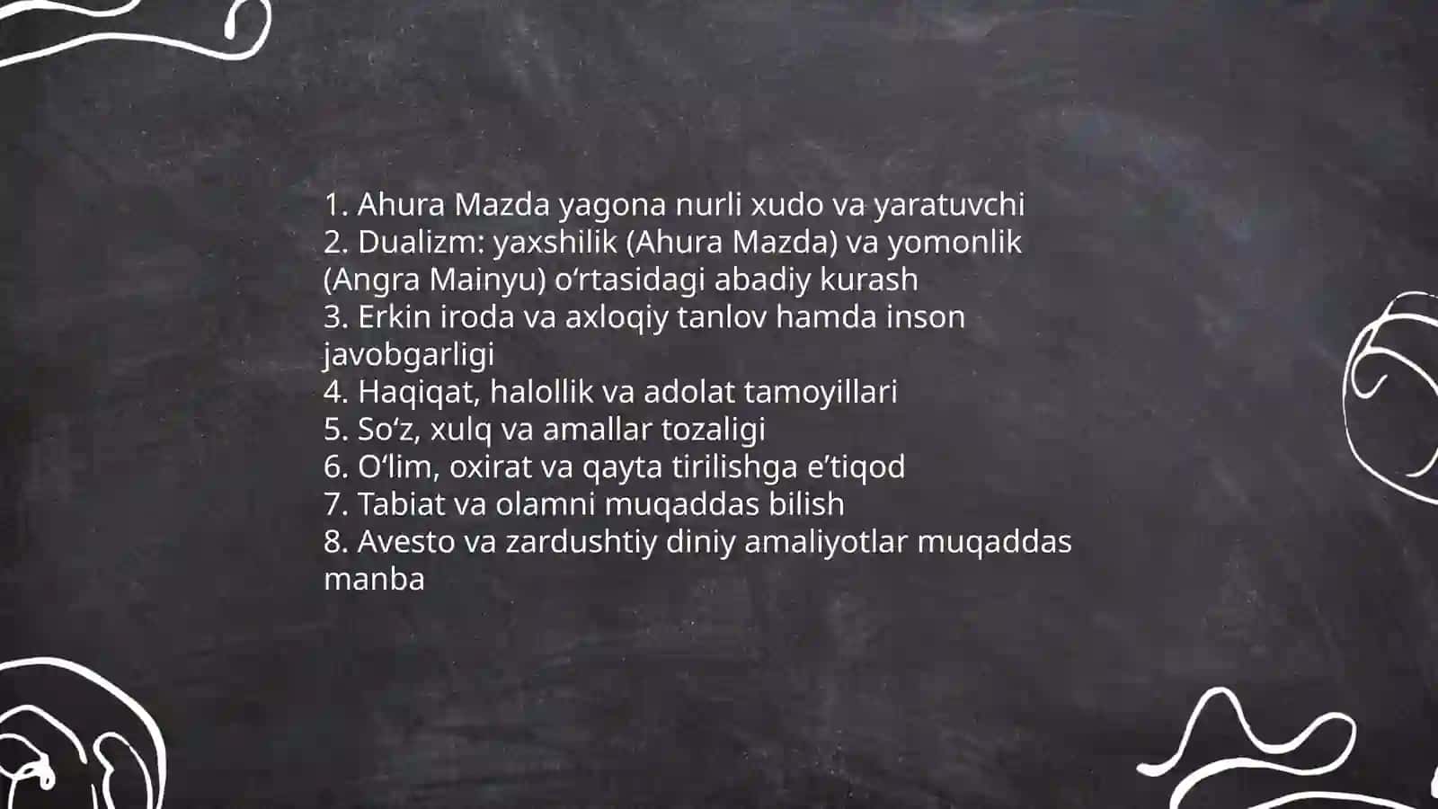 Zardushtiylik dini va Avesto 4