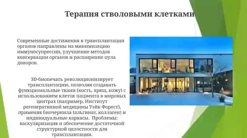 Развитие трансплантации на современном етапе 4