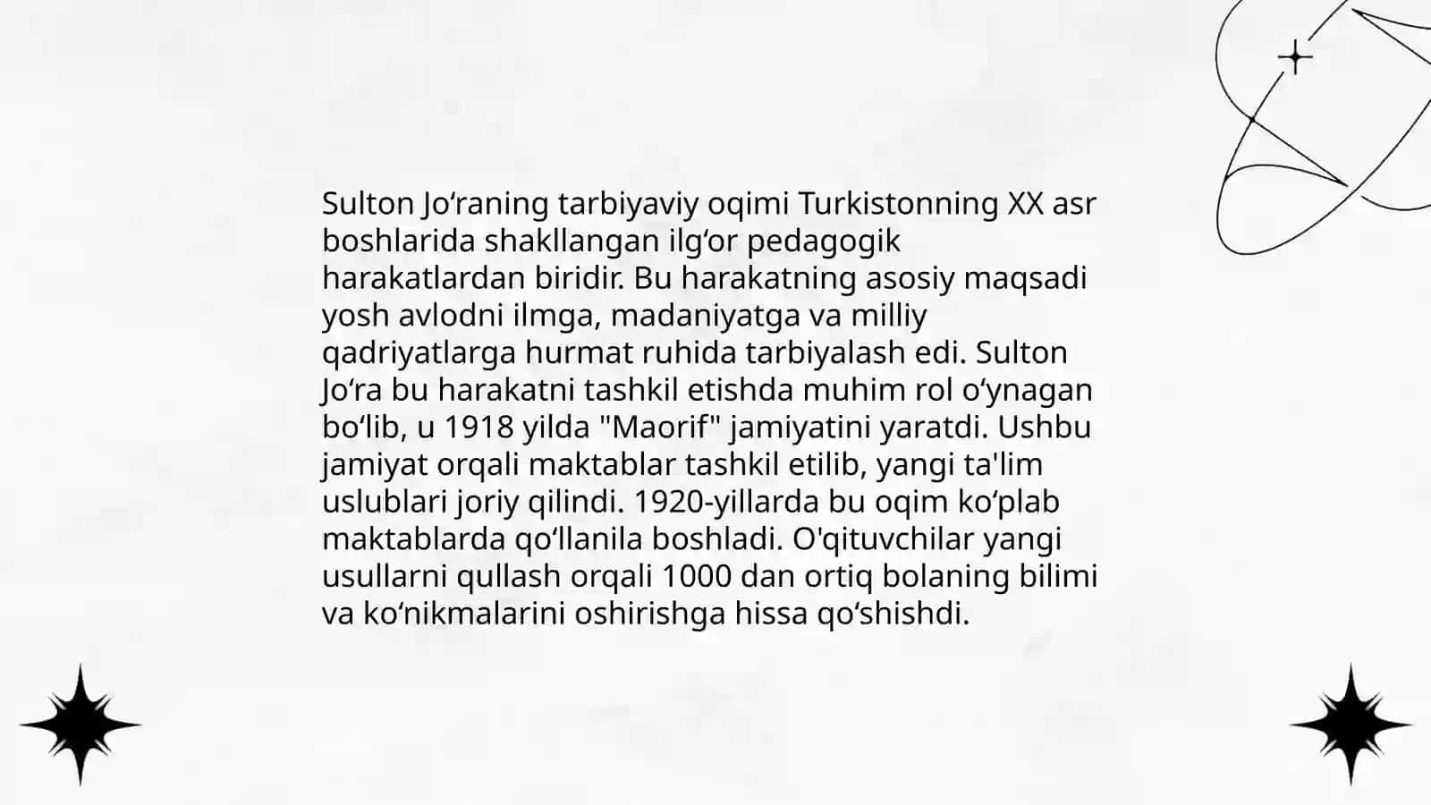 Sulton Jora hayoti va ijodi 4