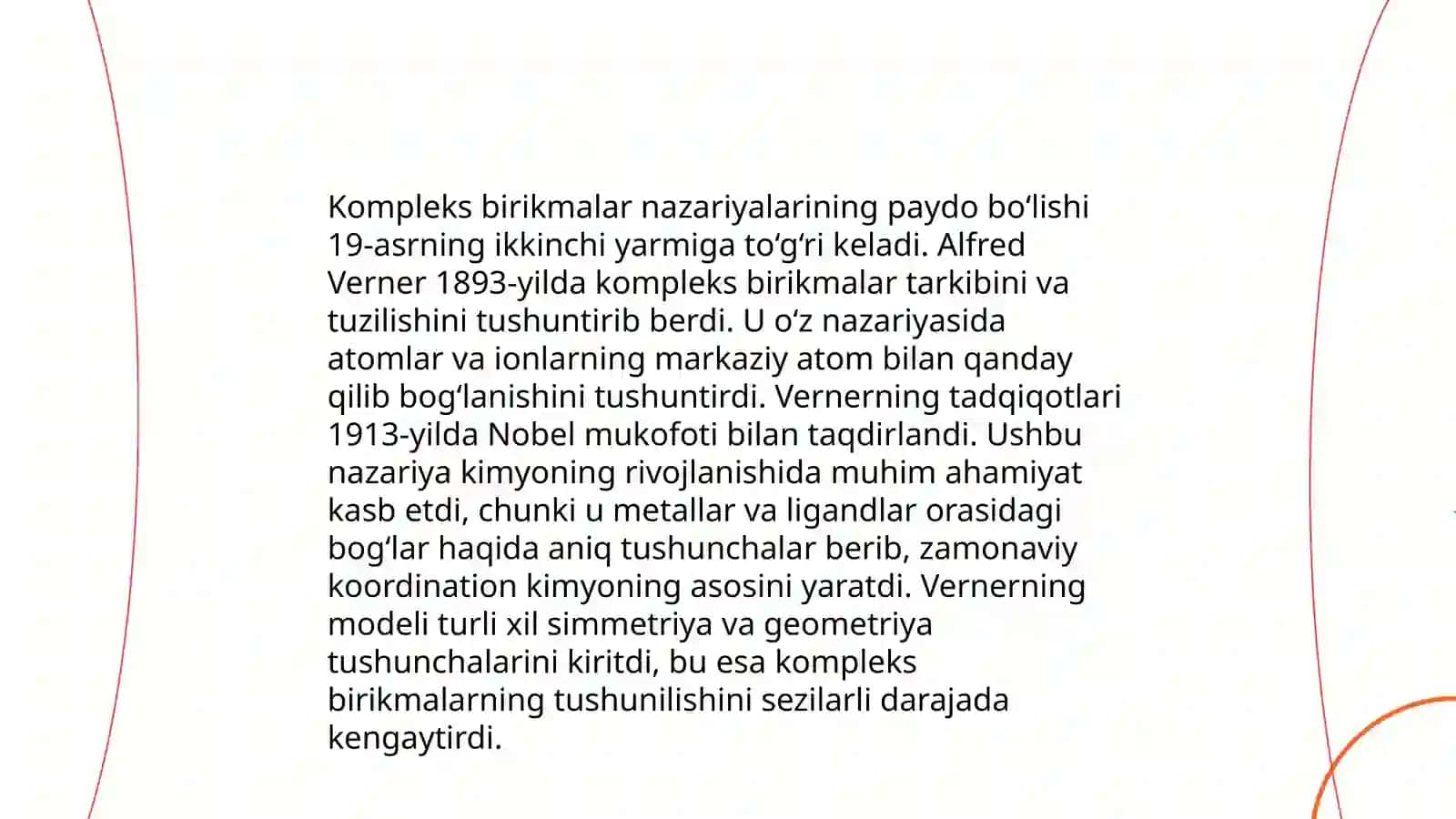 Kompleks birikmalarni õrganish tarexi 4