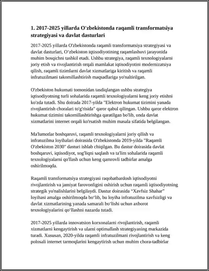 IQTISODIYOTNI RAQAMLASHTIRISH JARAYONLARI 4