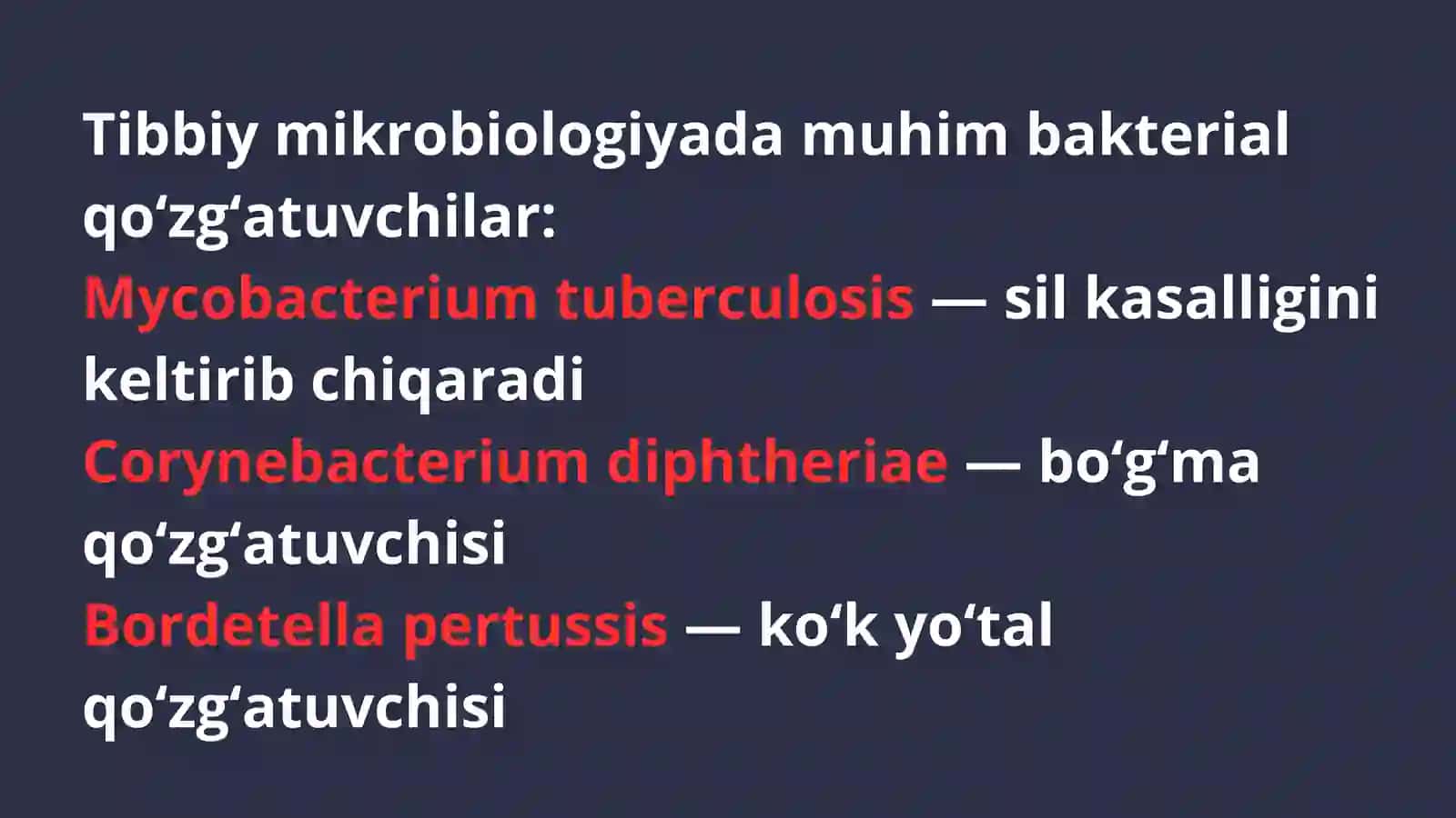 Havo Tomchi Yuqmlı Kasallik Qözgatuvchilari, Sil, Boğma, Kök Yötal Kasalliklarini Laboratoriya Tashxisi 4