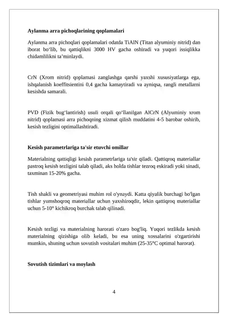 Dumaloq metall arralar 4