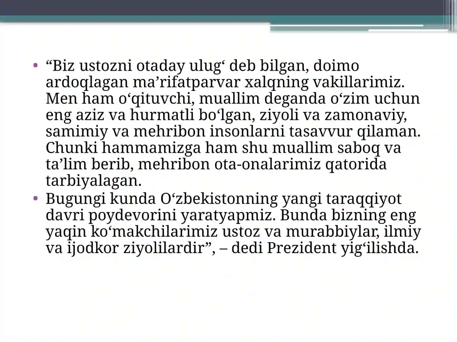FARG’ONA JAMOAT SALOMATLIGI TIBBIYOT INSTITUTIDAVOLASH ISHI YO’NALISHI1-BOSQICH TALABASI3422-GURUH TALABASIBOBOQOSIMOVA NISHONBIBININGO’ZBEKISTONYANGI TARIXIFANIDAN 4