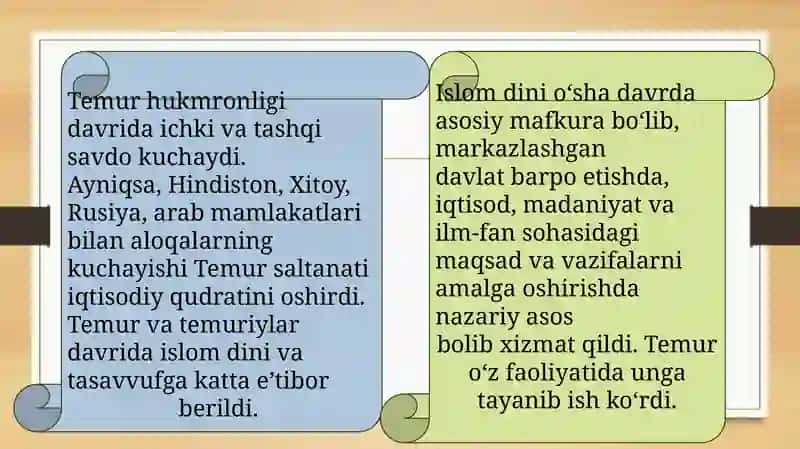 Temur va Temuriylar davri falsafasi va uning ahamiyati 4