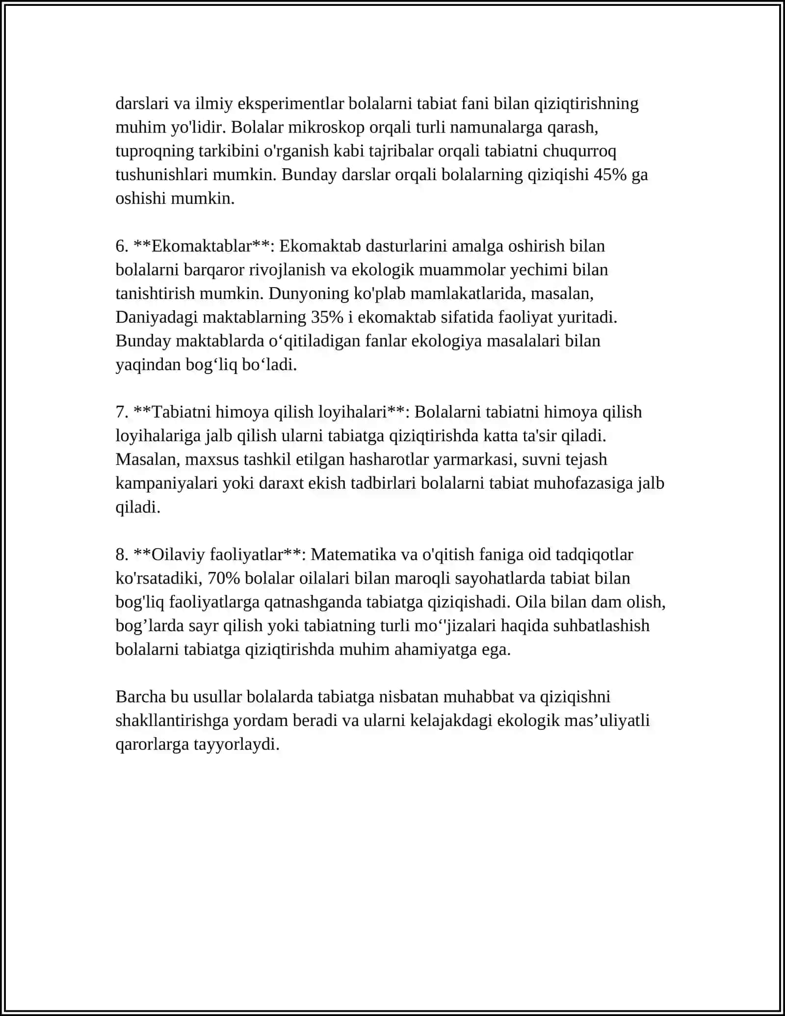 Bolalarni tabiat bilan tanishtirishda tabiat burchagining ta'limiy tarbiyaviy ahamiyati 4