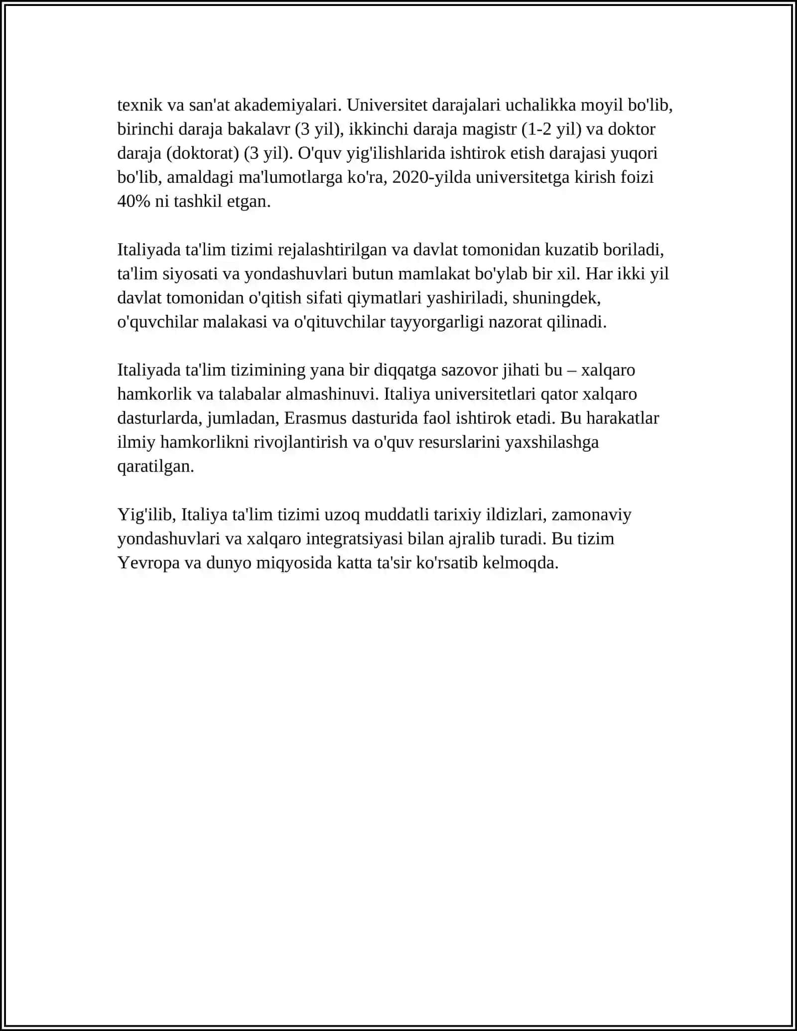 İTALIYA,ISPANIYA,AQSH HAMDA FINLANDIYA TA'LIM TIZIMI 4