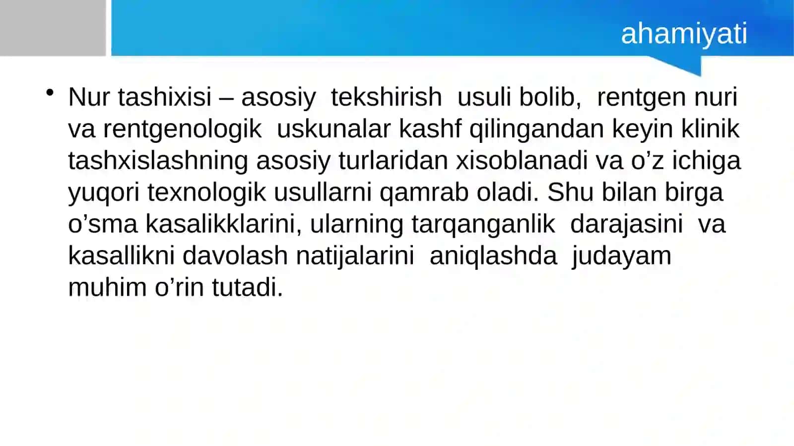 Tibbiy radiologiya 4