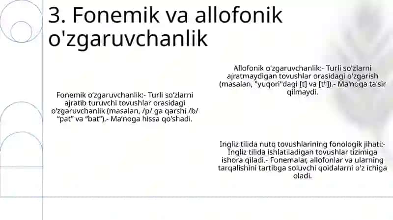 The Phonological Aspect Of The English Speech Sounds 4