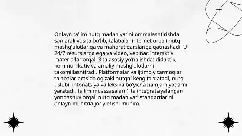 Taʼlimda innovatsiyalar va raqamli texnologiyalarning nutq madaniyatidagi tasiri 4