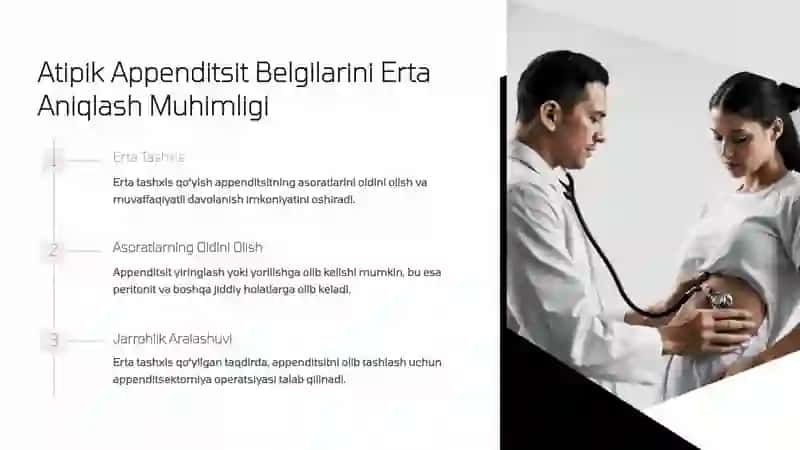 Oʻtkir Appenditsit Atipik Kechishi 4