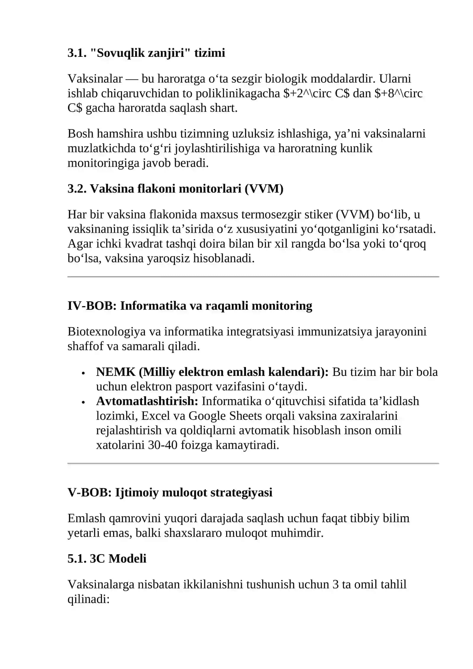 Profilaktik emlash taqvimi va emlashning ahamiyati: Tibbiy, ijtimoiy va raqamli istiqbollar 4