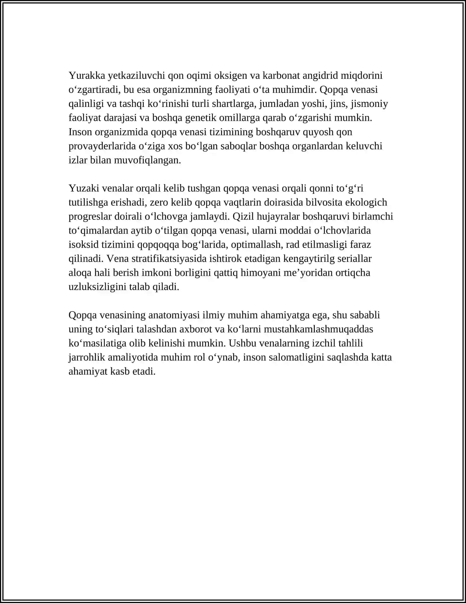QOPQA VENASI HOSIL BOLISHI 4