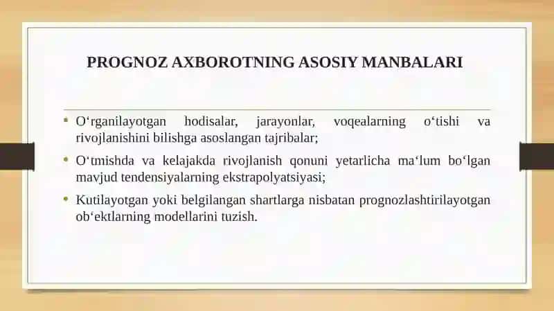 MAKROQITISODIY TAHLIL VA PROGNOZLASHNING AХBOROT TA’MINOTI 4