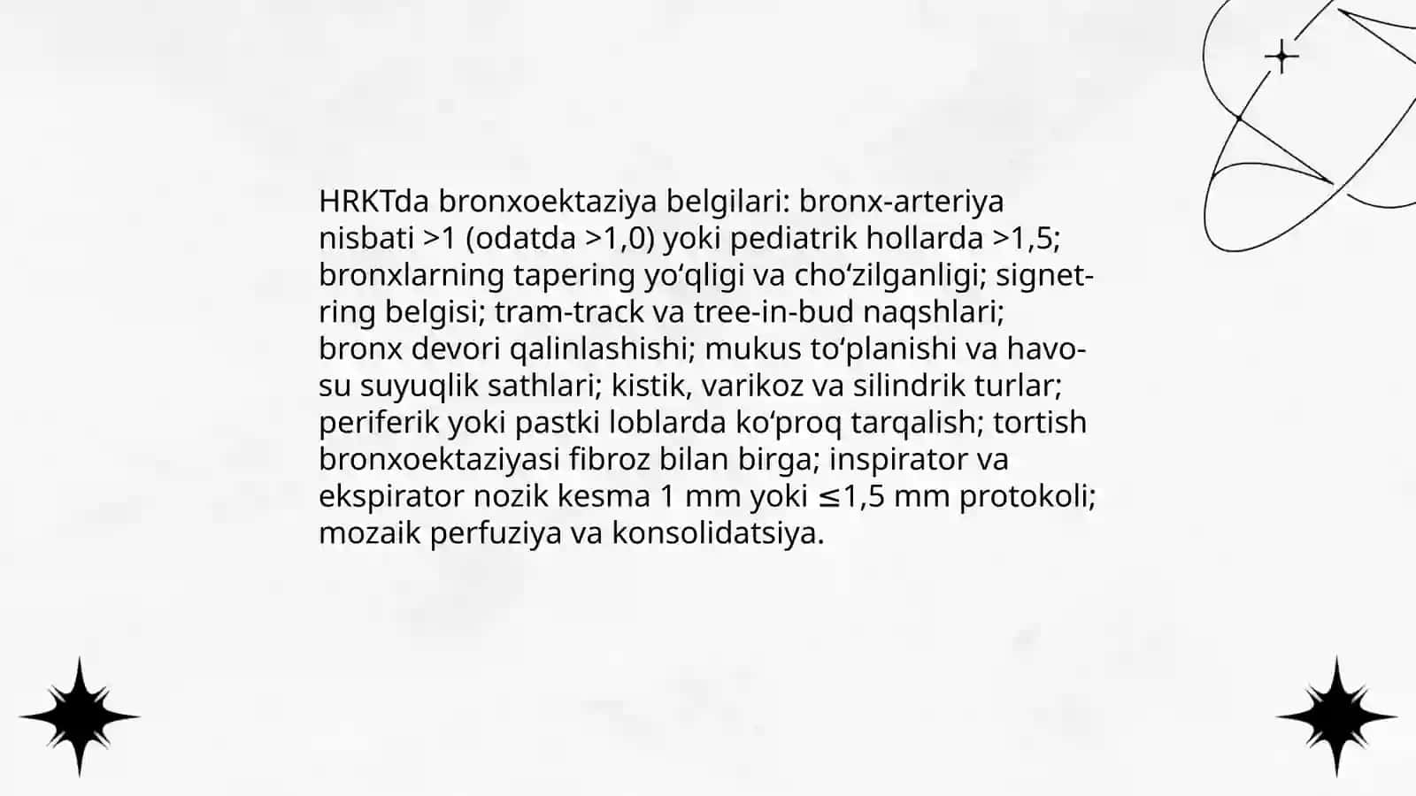 Bronxoektatik kasallik diagnostikasi 4