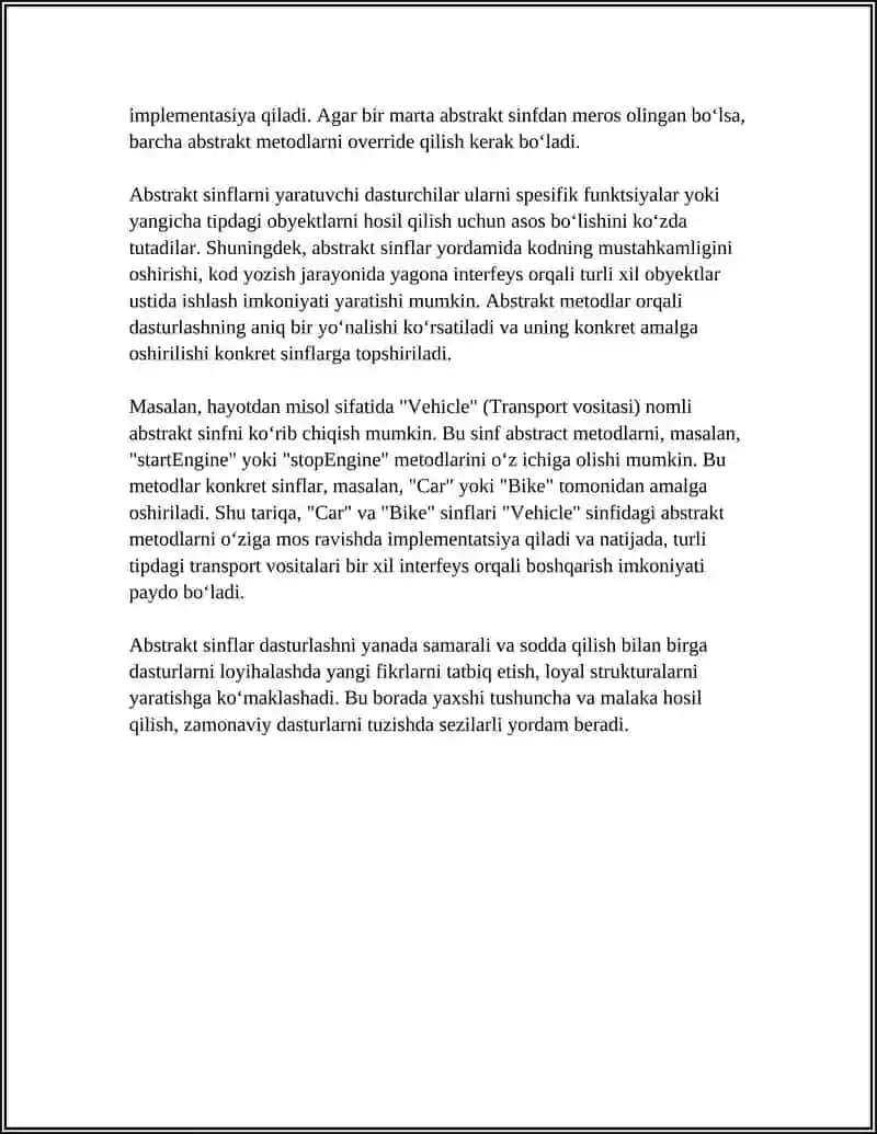 ABSTRAK SINFLAR TASHKIL ETISH VA ULARDAN FOYDALANISH USULLARI 4