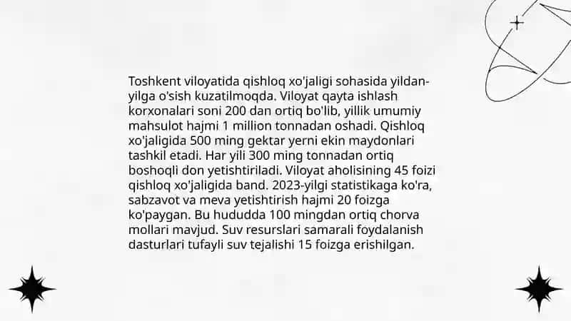 Toshkent viloyatining eksport salohiyati 4