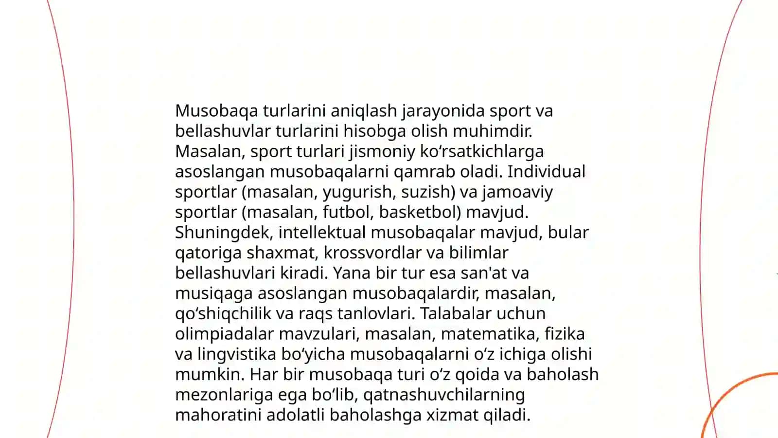 Voleybol musobaqalarini tashkil etish qoidalari 4