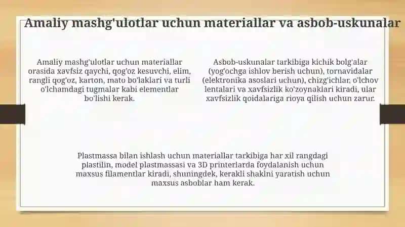 Boshlang'ich sinf texnologiyasi 4