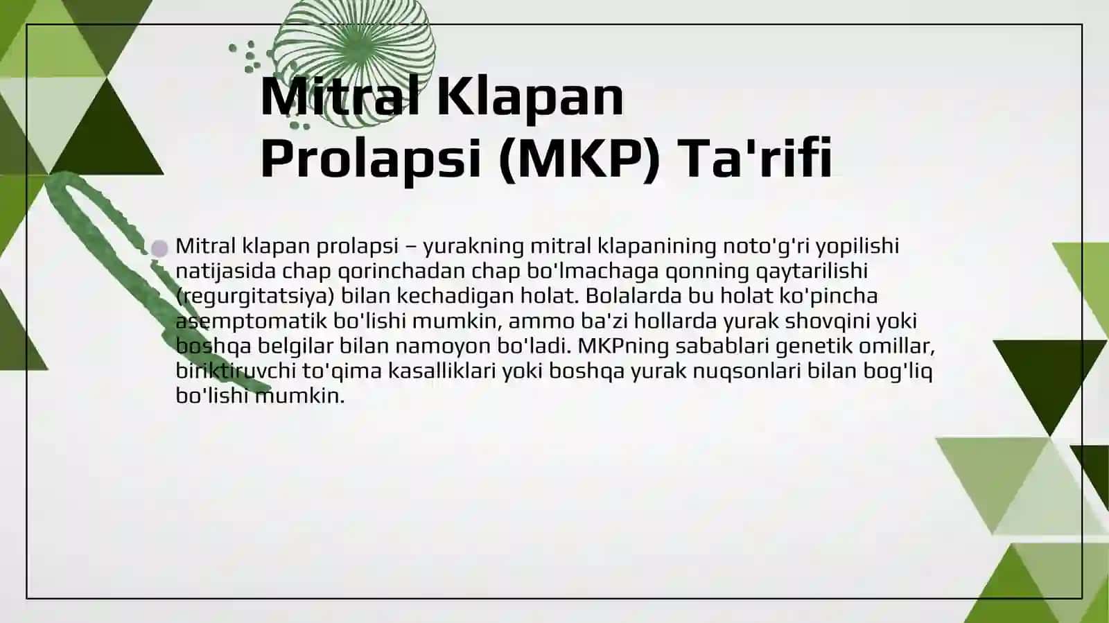Mitral klapan prolapsi 4