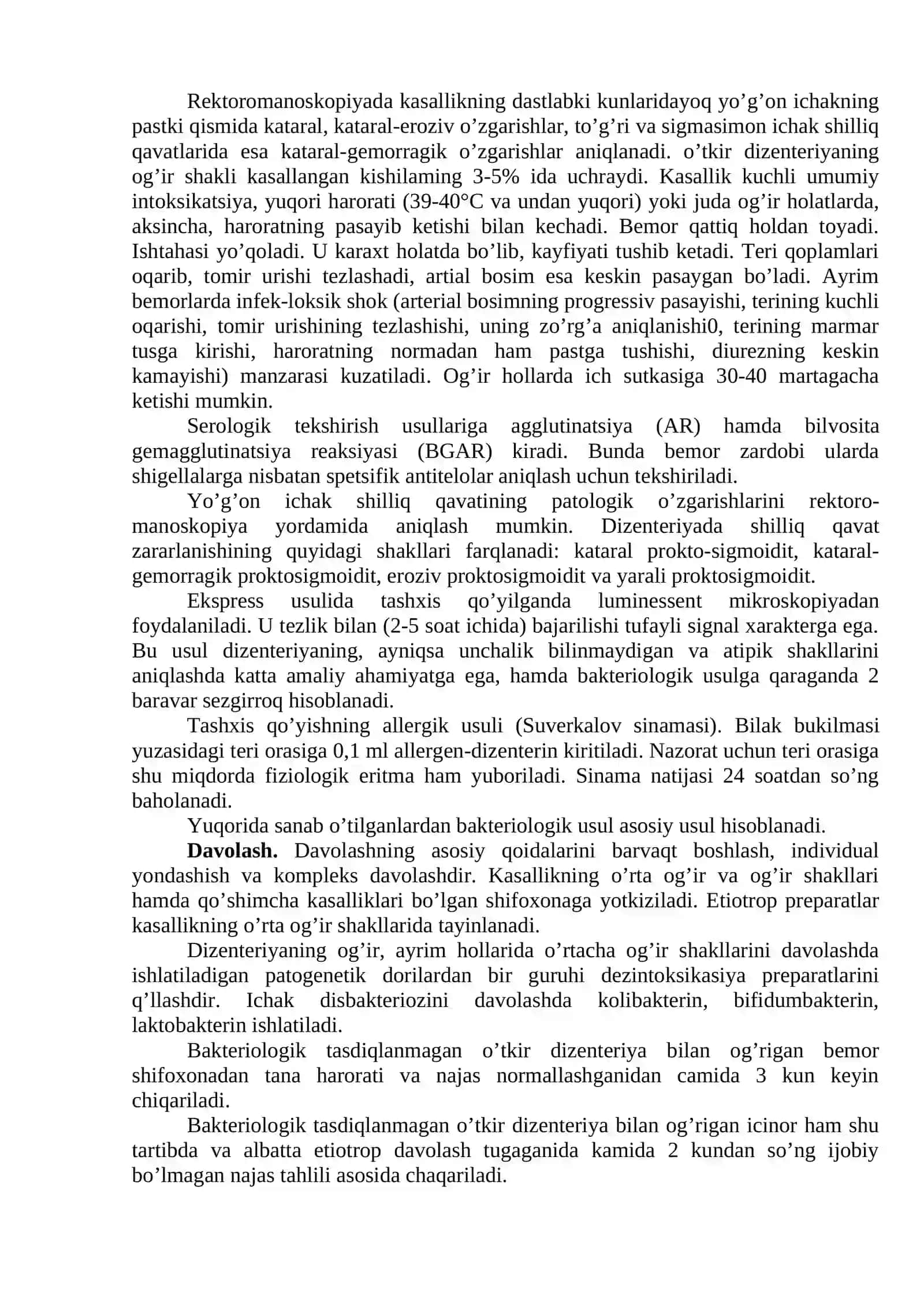 Dizenteriya. Salmonellyoz. Botulizm, ovqat toksikoinfektsiyasi 4