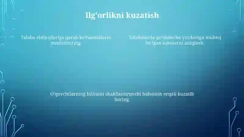 Talabalarning Tashxis Etish 4