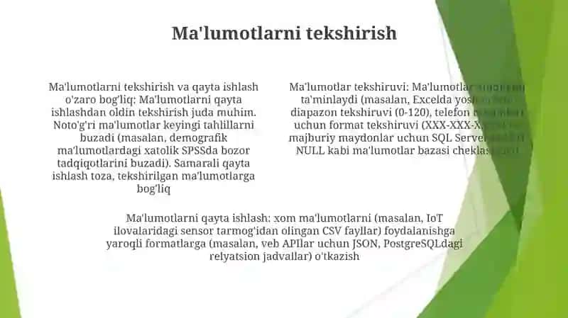 Datchik maʼlumotlarini qayta ishlash 4