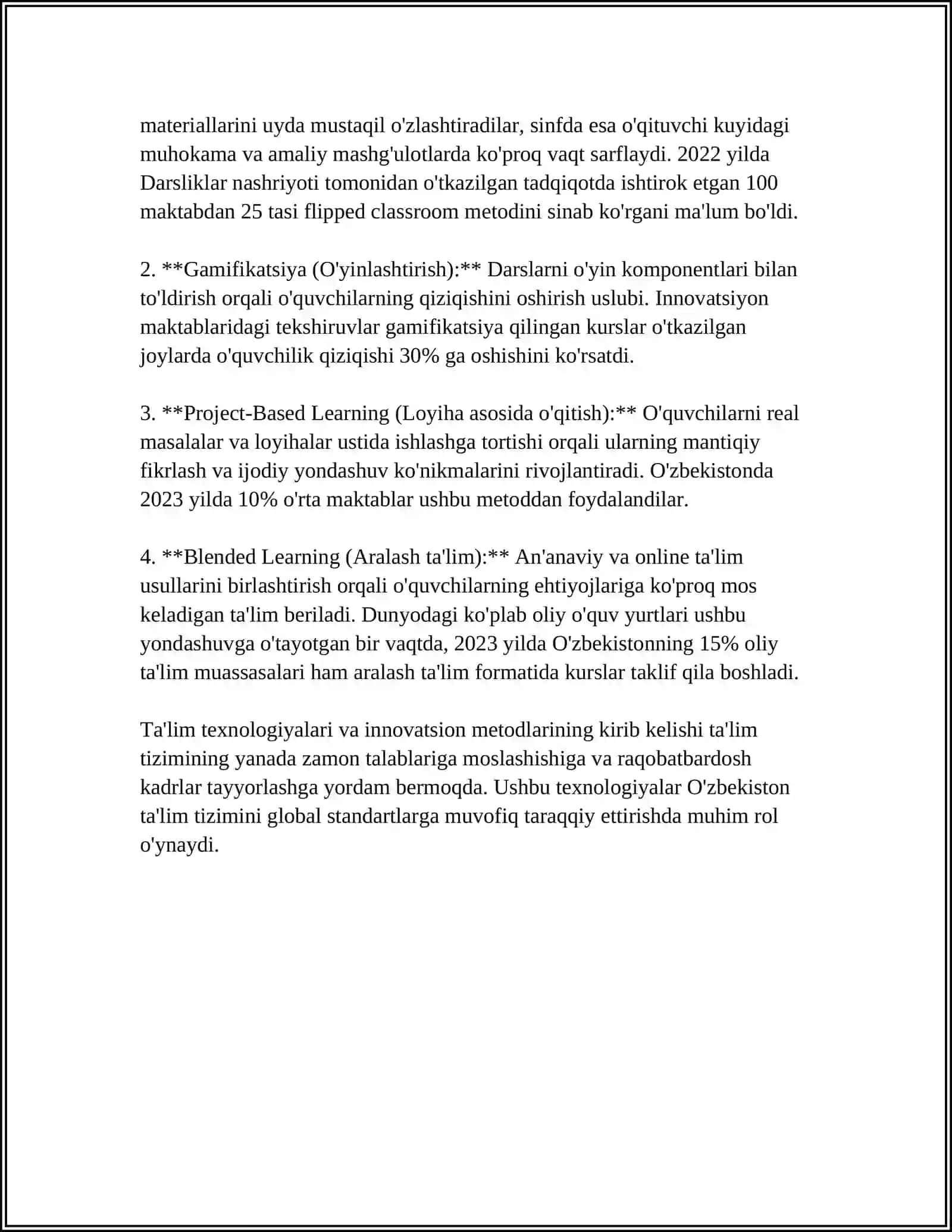 Ta'lim Texnologiyalari va Innovatsion Metodlar 4