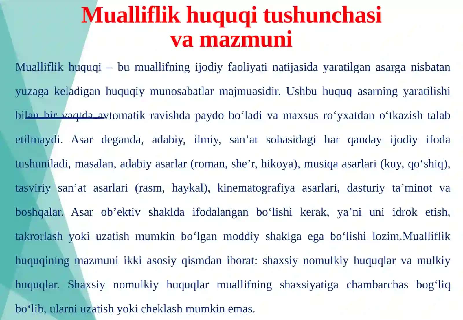Mualliflik huquqini buzganlik uchun fuqarolik-huquqiy javobgarlik 4