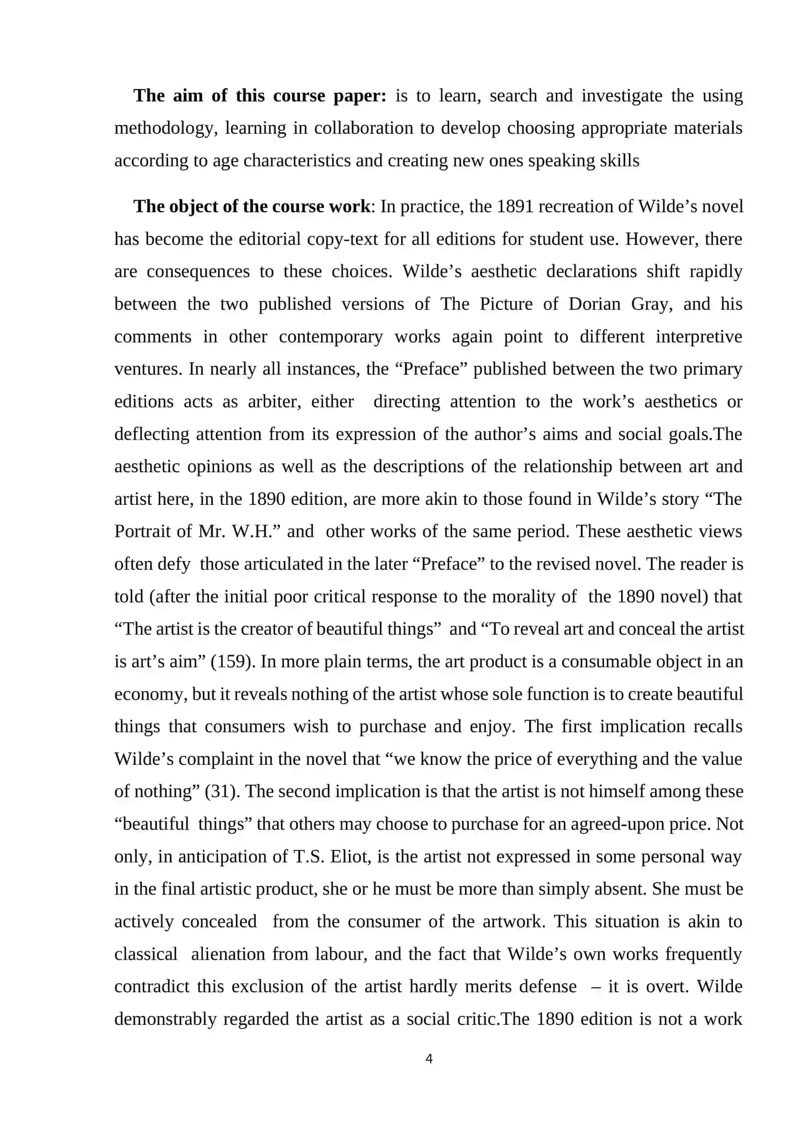 The description of the picture of Dorian Gray 4