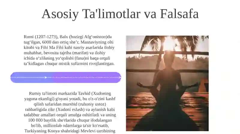 Jaloliddin Rumiy hayoti va ijodi 4