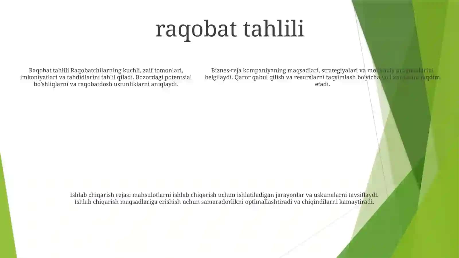Biznes Reja Ishlab Chiqarish 4