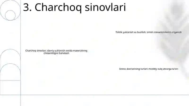 Vaqt Bo'Yicha Davr O'Zgaruvchan Kuchlanishlarda Materiallar Mustahkamligi 4