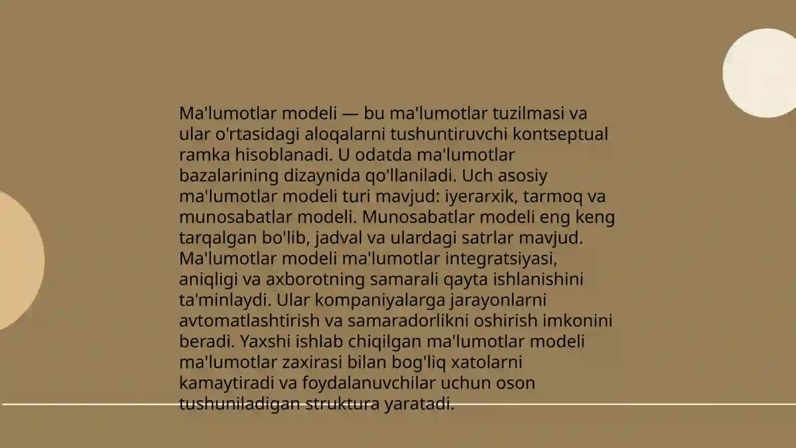 Berilganlar bazasi 4