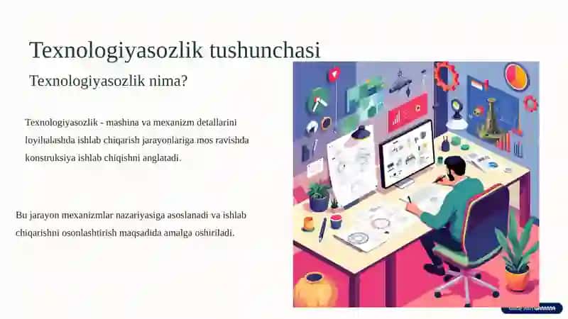 Texnologik jarayonlarni loyihalashning asosiy maqsadi 4