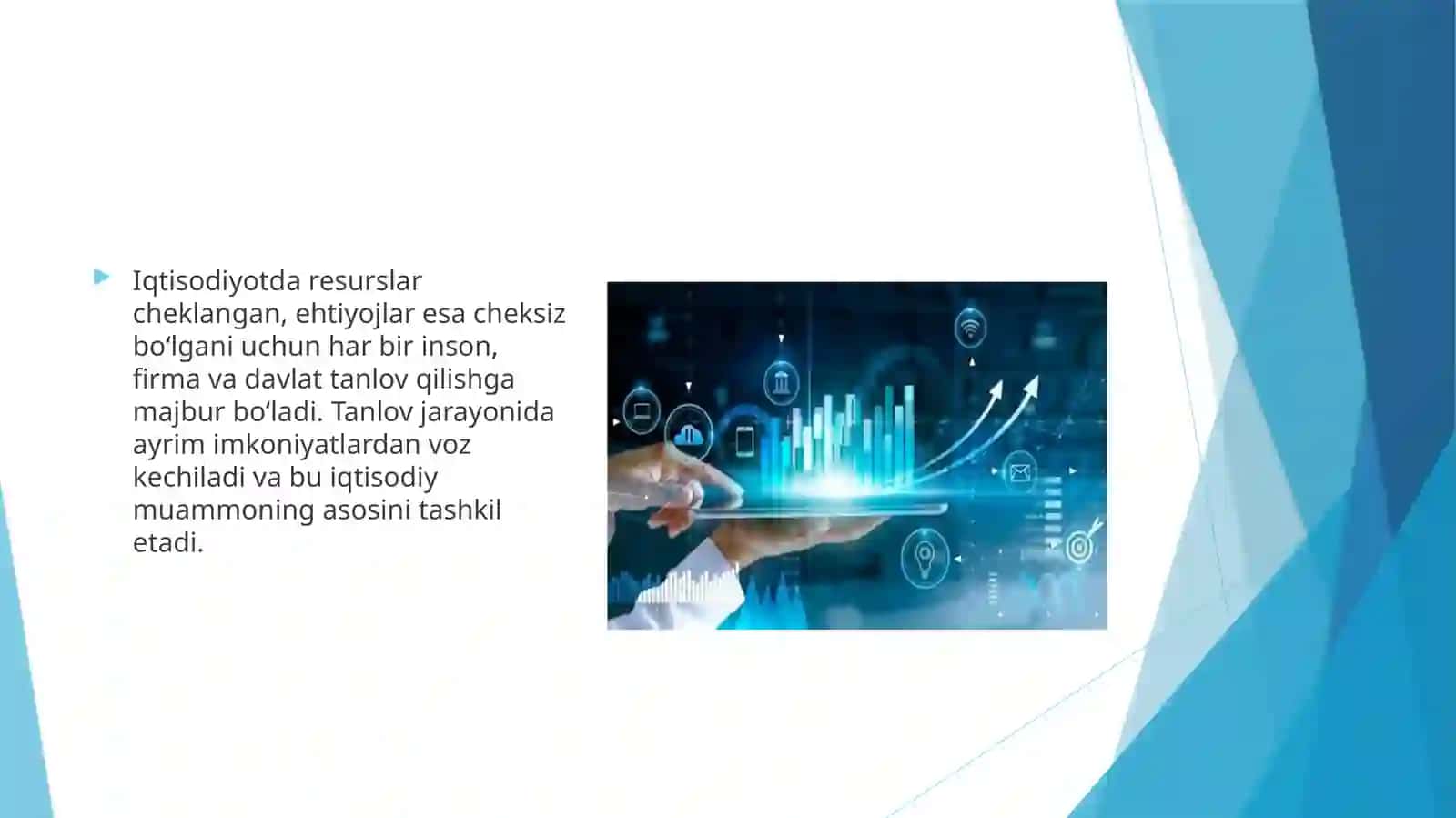 Iqtisodiy tanlov muammosi va imkoniyat xarajatlari 4